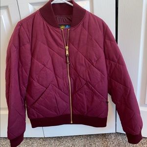 Eddie Bauer down bomber jacket
